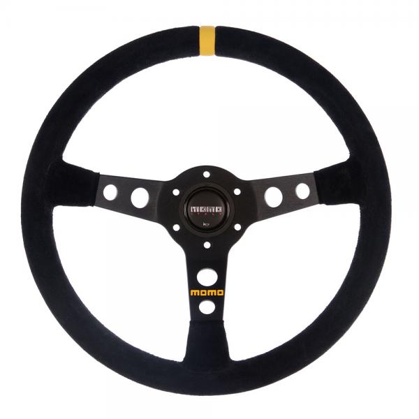 D1 SPEC DEEP70 ステアリング MOMO φ33 MOD.07 MOMO MOD.07 Black Suede Rally Steering Wheel